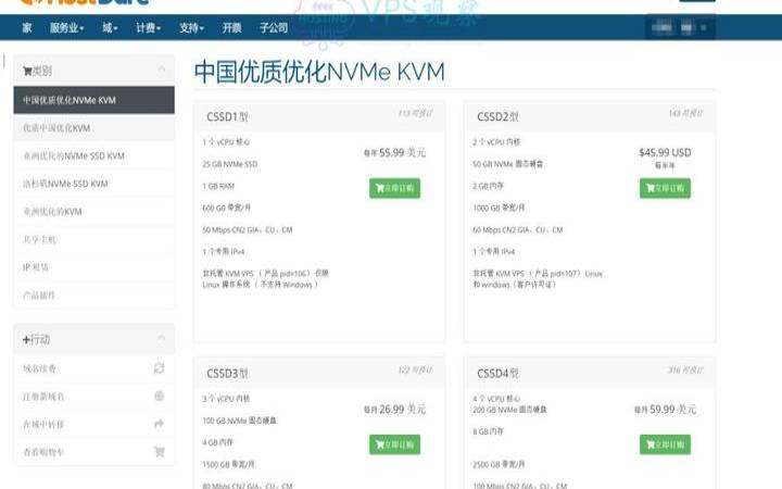 HostDare 美国洛杉矶NVMe VPS 8.5折优惠（美国加州时间）