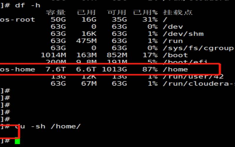 linux服务器磁盘大小（磁盘检查修复命令）