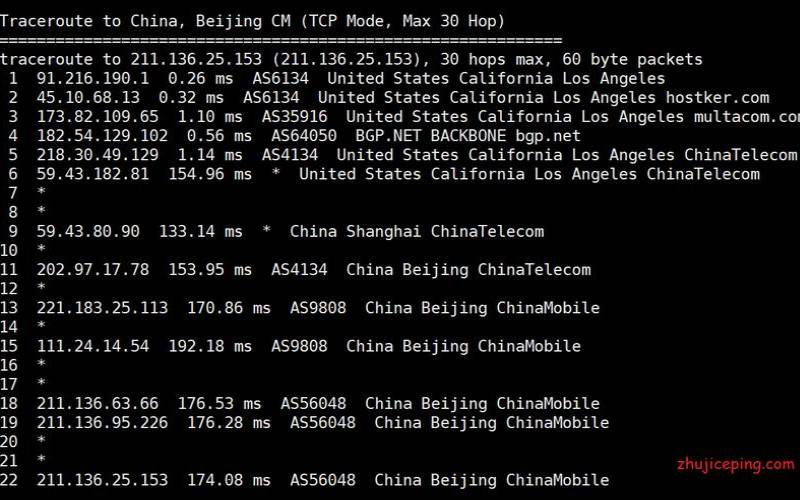 hostyun美国三网廉价版cn2giavp（美国三网直连）